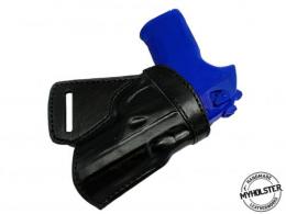 Black / Right BUL Cherokee 9mm Full Size  SOB Small Of the Back Leather Holster - 4MYH104LP_BL