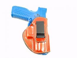 Brown Springfield  Armory  XD-45, 4" IWB Inside the Waistband Right Hand Leather Holster - 50MYH106LP_BR