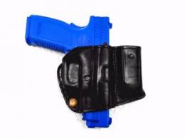 Brown Holster w/ Mag Pouch Leather Holster for Springfield Armory XD-45,4" , MyHolster - 50MYH107LP_BR