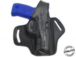 BLACK Smith & Wesson M&P Pro 40  OWB Thumb Break Right Hand Leather Belt Holster- Choose your Color - 53MYH105LP_BL