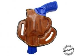 BROWN / LEFT Ruger SP101 3?  Barrel  OWB Thumb Break Right Hand Leather Belt Holster - Pick Your Color and Hand - 56MYH105LP_BR_LH