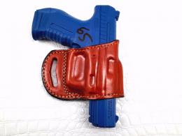 Brown Yaqui slide belt holster for Canik TP9SF , MyHolster - 65MYH102LP_BR