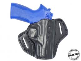 Black Smith & Wesson M2.0 COMPACT  OWB Open Top Belt Right Hand Leather Holster - 8MYH105OT_BL