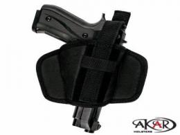 SIG SAUER P239 Leather & Nylon Thumb Break Pancake Belt Holster, Akar - B_7218_L
