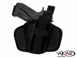 WALTHER PPS, CCP Leather &  Nylon Thumb Break Pancake Belt Holster, Akar - B_7218_S