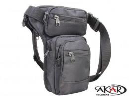 Akar Leg Bag for Concealed Gun Carry - Multi-Purpose CCW EDC Waist Bag - C7217_