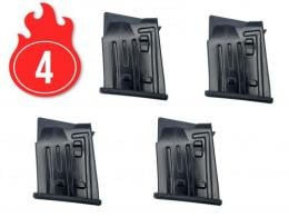 4 PCS PANZER ARMS MFPA 12 GA, 2 ROUND MAGAZINE, NEW - MYHMAG_2RD_4