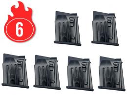 6 PCS PANZER ARMS 12 GA, 2 ROUND MAGAZINE, NEW, USA SELLER - MYHMAG_2RD_6