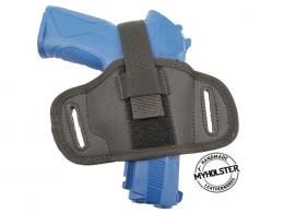 Universal Semi-molded Thumb Break Pancake Belt Holster fits pocket pistols to full size 1911's - UNIFIT_