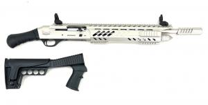 Emperor Mogul Max Ultra Marine 18.5" Silver 12 Gauge Shotgun - MOGMAXMAR Emperor Mogul Max Ultra Marine 18.5" Silver 12 Gauge Shotgun - MOGMAXMAR