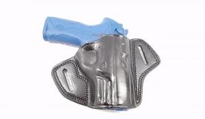 BLACK OWB Open Top Leather Right Hand Holster Fits Beretta Cougar 8000 - 1MYH105OT_BL