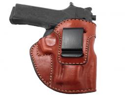 Brown / Right Sig Sauer P365 XL IWB Inside the Waistband Leather Belt Holster - 6MYH106LP_BR_RI