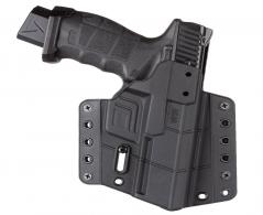 BLACK Polimer Series Closed System Locked Level I Gun Case - Original Design, Durable Polymer Material Compatible with Sar9, - P_1017_BL