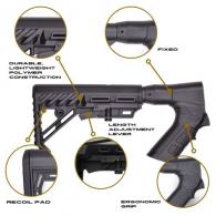 Adjustable  Length  Tactical Stock with Ergonomic Pistol Grip Compatible with TR Imports RZ17 Tactical 12GA - MYHP_NIK_D38