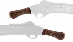 Raptor Birds Head Shotgun Pistol Grip Wooden Effect|Coated Compatible with  Escort AIMGUARD 12GA - MYH_GRIP_CO