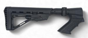 Folding Tactical Buttstock with Pistol Grip for Universal, Adjustable, Collapsible Compatible with Escort AIMGUARD 12GA - MYH_NIK_D18_FLEX