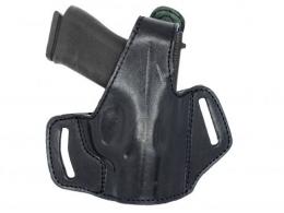 Akar Premium OWB Black / Right Handed Leather Belt Holster  Secure, Durable & Comfortable Fits Sig Sauer P365 FUSE - 40MYH105LP_BL
