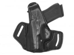Akar Premium OWB Black / Left Handed Leather Belt Holster Fits Sig Sauer P365 FUSE - 40MYH150LP_BL_LH