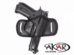 Akar Quick Draw Belt Slide Holster Compact Compatible with Springfield XDS 9mm 4.0 - B6103_C11_BL