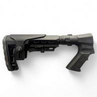Folding Tactical Buttstock with Pistol Grip for Universal Fit Shotguns  Adjustable, Collapsible Compatible with Emperor Ar - MYH_NIK_D23