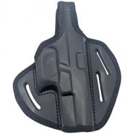 BLACK Right-Hand OWB Holster for Glock 17, 19 & Similar Frames  Black or Brown - B5132_BL