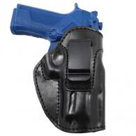 Black IWB Inside the Waistband Leather Belt Holster Compatible with Smith & Wesson CSX 9mm - 35MYH106LP_BL