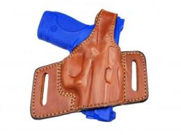 Brown OWB Quick Draw Leather Slide Holster with Thumb Break  Premium Cowhide for Secure & Fast Access Fits Sig Sauer P365 - 30MYH101LP_BR