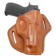 Brown OWB Open Top Concealable Leather Belt Holster Compatible W/ Sig Sauer P365 - 31MYH105OT_BR