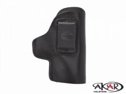Black IWB CCW LEATHER HOLSTER  Inside-the-Pants Clip-On  Compatible with Sig Sauer P365 - IC5124_XS_BL