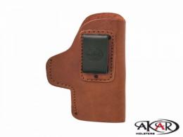 Brown IWB CCW LEATHER HOLSTER  Inside-the-Pants Clip-On  Compatible with Sig Sauer P365 - IC6124_XS_BR