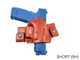 Brown OWB Snap-On Leather Open Top Holster Compatible w/ Springfield Armory Hellcat OSP - 30MYH109LP_BR Brown OWB Snap-On Leather Open Top Holster Compatible w/ Springfield Armory Hellcat OSP - 30MYH109LP_BR