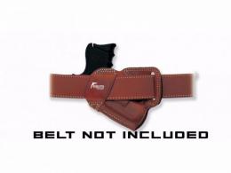 Black / Right Leather SOB Holster with Thumb Break  Secure, Concealable, and Comfortable Carry Compatible w/ Sig Sauer P22 - 4MYH104LP_BL