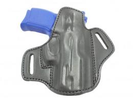 Right / Black Premium Pancake-Style OWB Leather Holster  Open-Top Design Compatible w/ Smith & Wesson Sigma SW9V - 55MYH125OT_BL