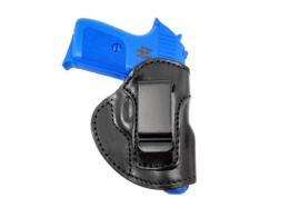Black Leather IWB Holster  Handcrafted Cowhide with Forward Cant Comaptible w/ Walther PPK/S - 41MYH106LP_BL