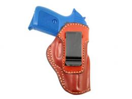 Brown Leather IWB Holster  Handcrafted Cowhide with Forward Cant Comaptible w/ Walther PPK/S - 41MYH106LP_BR