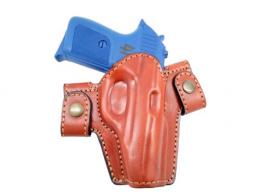 Brown OWB Snap-On Leather Open Top Holster Compatible w/ Walther PPK/S - 41MYH109LP_BR Brown OWB Snap-On Leather Open Top Holster Compatible w/ Walther PPK/S - 41MYH109LP_BR
