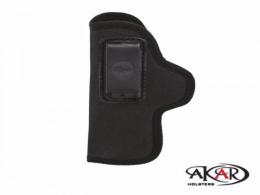 LEFT Concealed carry IWB holster  inside-the-waistband nylon clip-on compatible w/ Walther PPK/S - IC7224_MI_LH
