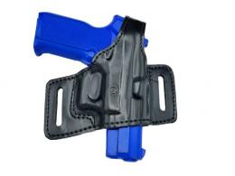 Black OWB Quick Draw Leather Slide Holster w/Thumb Break Fits GLOCK 19 MOS - 65MYH101LP_BL Black OWB Quick Draw Leather Slide Holster w/Thumb Break Fits GLOCK 19 MOS - 65MYH101LP_BL