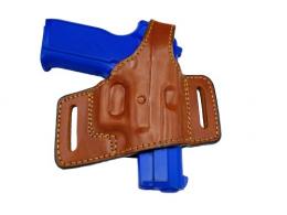 Brown OWB Quick Draw Leather Slide Holster w/Thumb Break Fits GLOCK 19 MOS - 65MYH101LP_BR Brown OWB Quick Draw Leather Slide Holster w/Thumb Break Fits GLOCK 19 MOS - 65MYH101LP_BR