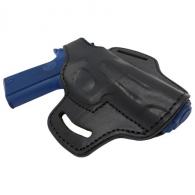 Black OWB Thumb Break Leather Belt Holster fits Dan Wesson Specialist Commander - 9MYH105LP_BL Black OWB Thumb Break Leather Belt Holster fits Dan Wesson Specialist Commander - 9MYH105LP_BL