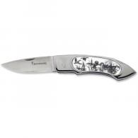 KNIFE, PWS, SCRIMSHAW, MALLARD - 322543