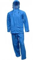 Texsport Two Piece Laminated Nylon Rain Suit - Blue - Large - 33653
