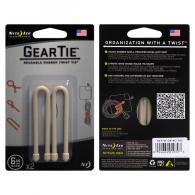 Gear Tie 6"- Desert Tan 2pk - GT6-2PK-25