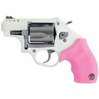 Taurus Model 85 Protector White/Pink Grip 38 Special Revolver - 2850029PBP