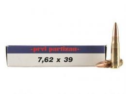 PRVI 7.62X39 BRASS 123GR FMJ