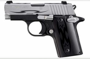 SIG P238 380ACP TRIBAL BLACK PATTERN AND GRIPS - 238380TSSTRIBAL