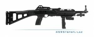 Hi-Point 17.5" Black w/Forward?Folding?Grip Flashlight & Laser Sight 45 ACP Carbine - 4595TSFGFLLAZ Hi-Point 17.5" Black w/Forward?Folding?Grip Flashlight & Laser Sight 45 ACP Carbine - 4595TSFGFLLAZ