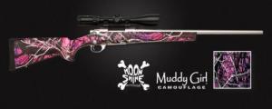 Howa-Legacy Moonshine Nighteater Package Youth Model W/3-9x42 Scope - Muddy Girl Camouflage 308 20" 5+1 - HMC26307MG