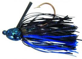 SK BITSY BUG MINI JIG 1/4 BLK/BLUE - BBJ14-2