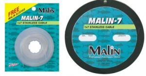 Malin 7-Strand Stainless Wire Coffee 60lbs Test 300' Fishing Wire - PC60-300
